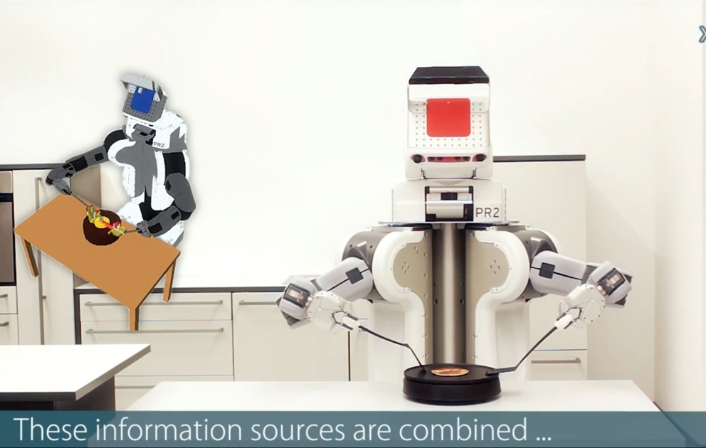 Robot fəsəli bişirir