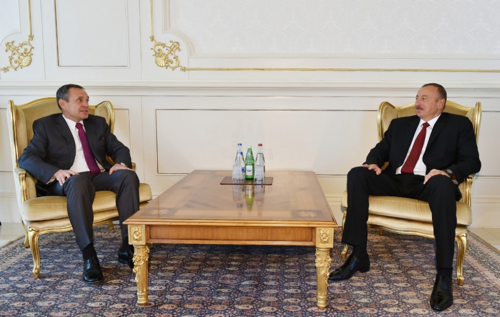 President Ilham Aliyev received the credentials of the incoming Latvian Ambassador