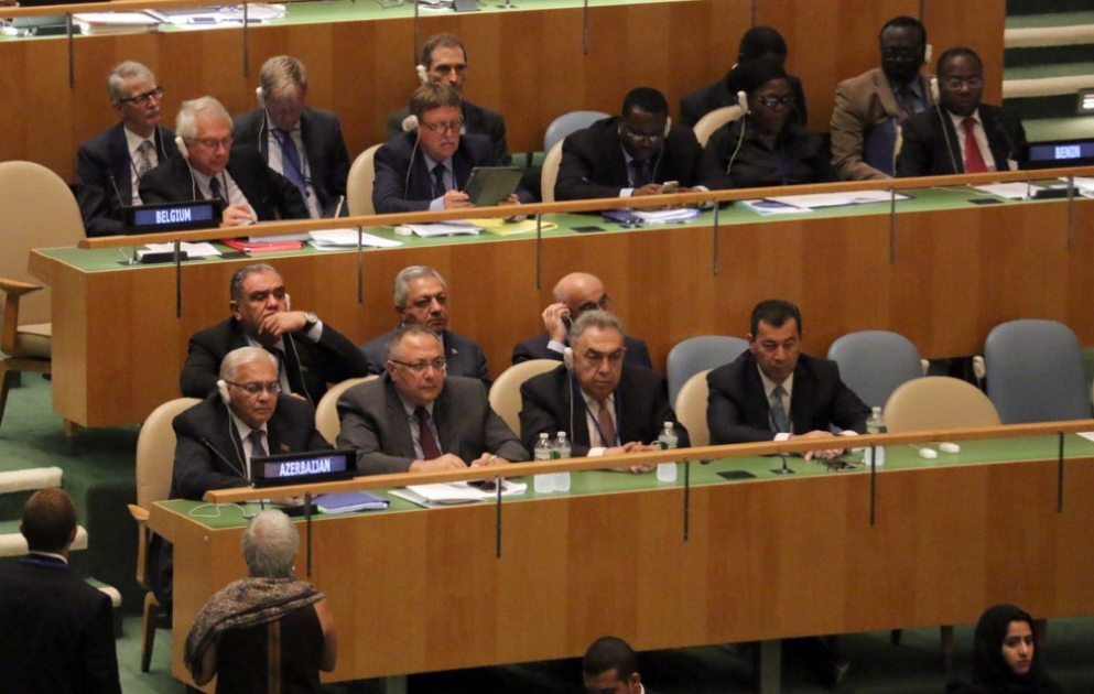 Azerbaijani delegation attends 4th World Conference of Parliament Speakers in New York