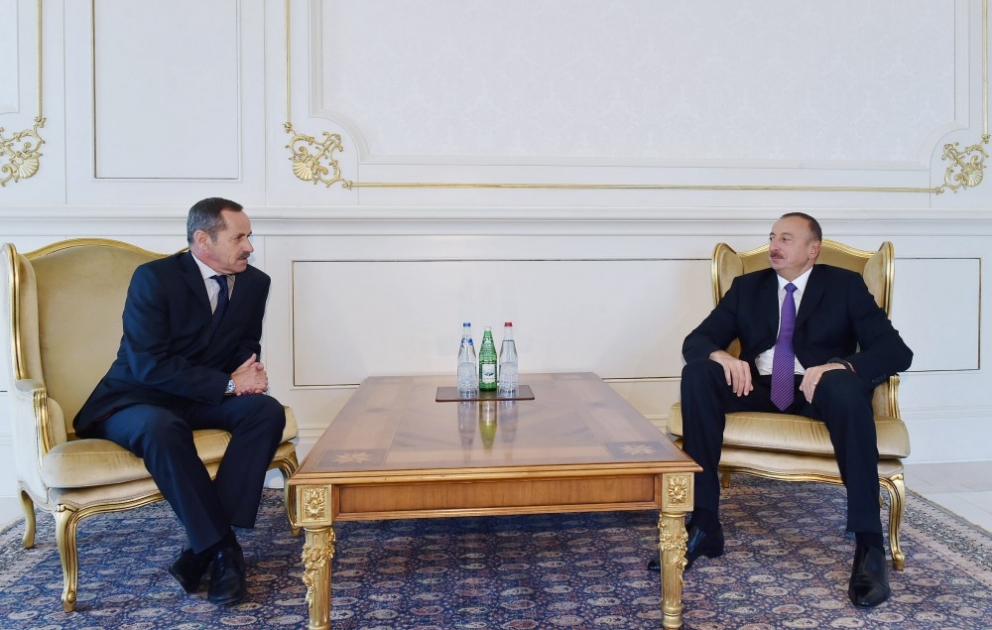 Präsident Ilham Aliyev hat den Botschafter der Schweiz zur Beendigung seiner diplomatischen Mission empfangen