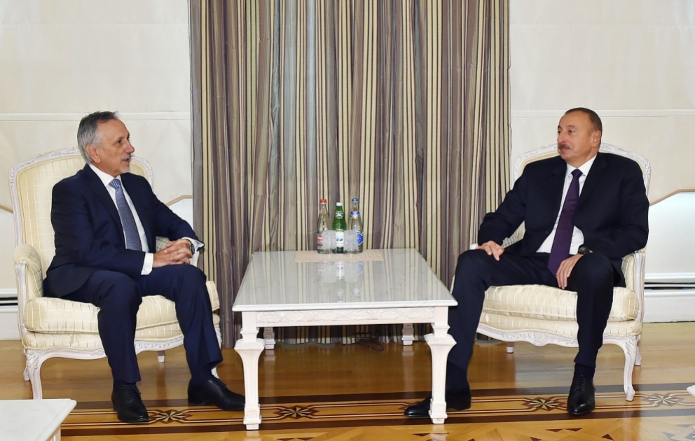 Aserbaidschans Präsident Ilham Aliyev hat den Außenminister von San Marino empfangen