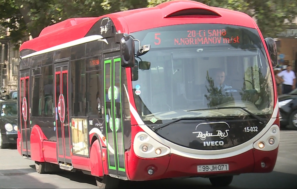 La nouvelle ligne de bus N5 a été mise en service Bakou
