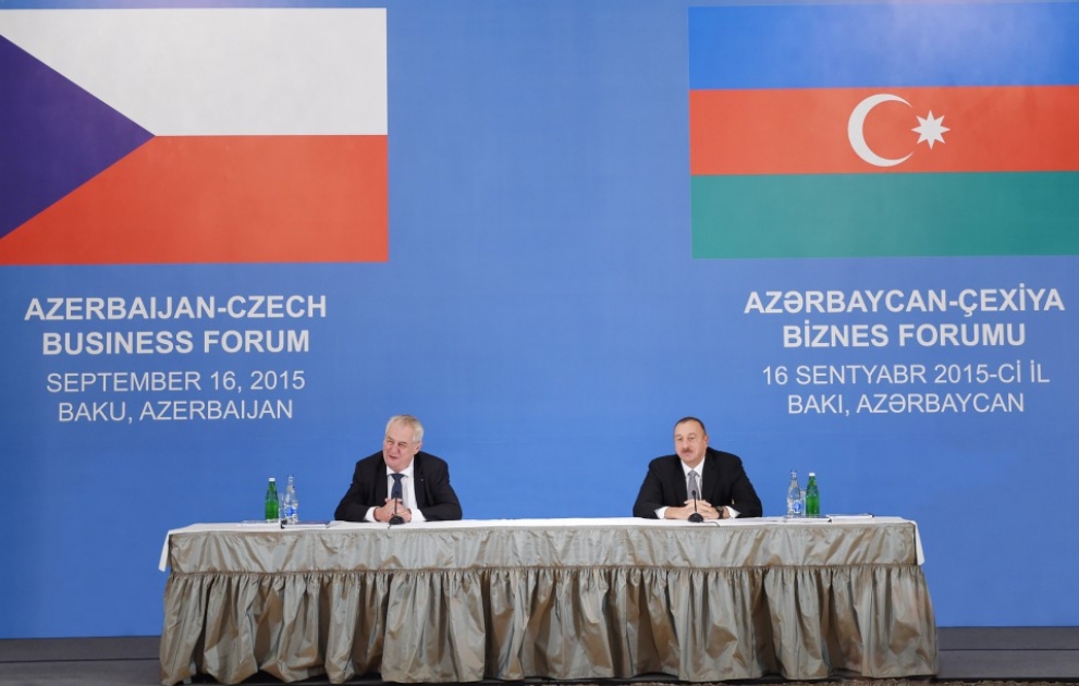 Forum d'affaires Azerbaïdjan-République tchèque