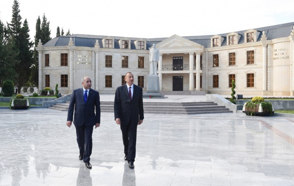 President Ilham Aliyev arrived in Kurdamir District