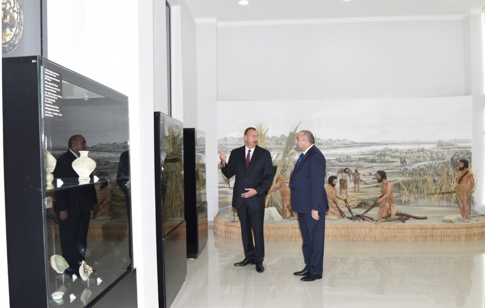 President Ilham Aliyev reviewed the Museum of History and Local Lore in Kurdamir after a major overhaul