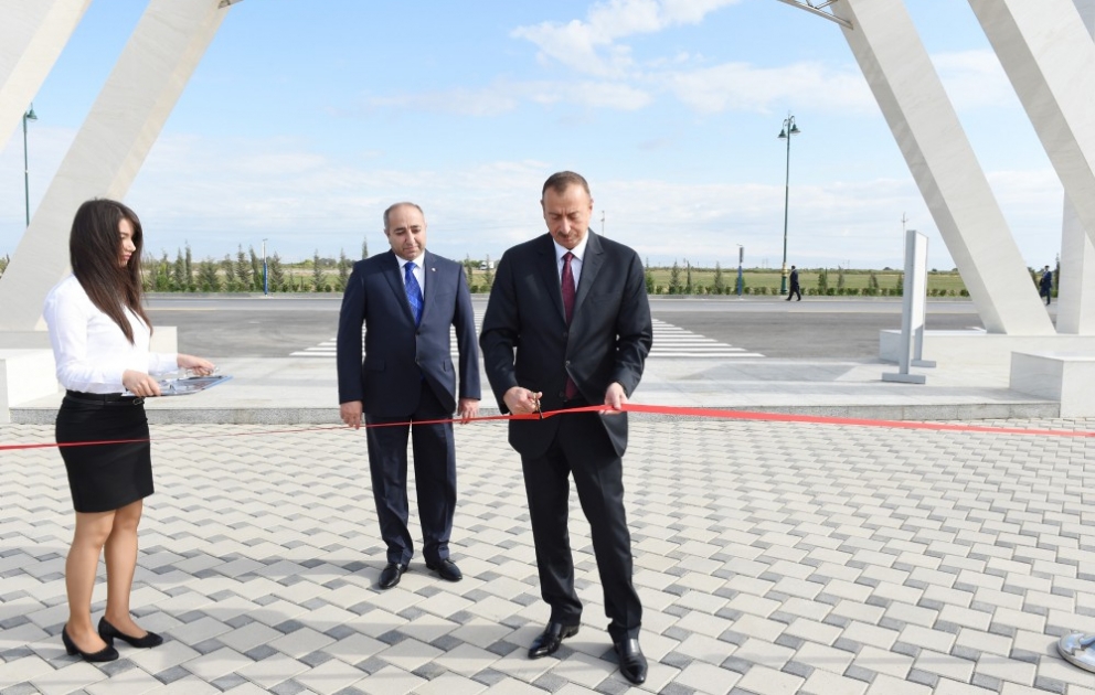 La Place du Drapeau inaugurée à Kurdemir