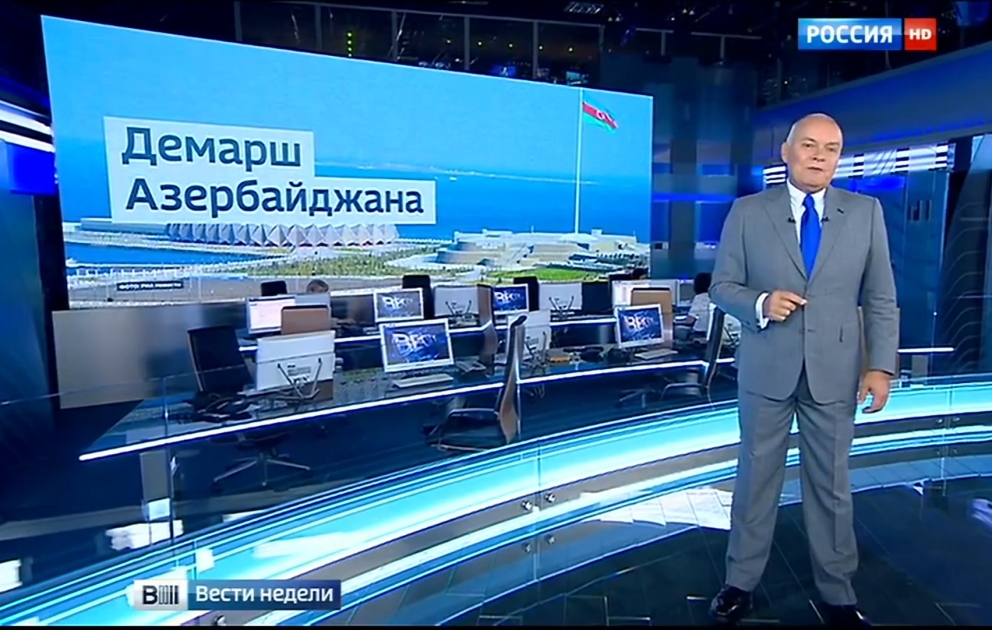 “Rossiya-1” telekanalında Avropa Parlamentinin Azərbaycana qərəzli münasibəti haqqında reportaj nümayiş etdirilib
