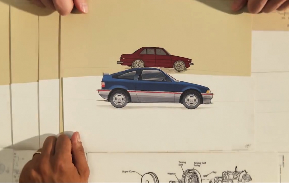 «Бумажная» история автомобилей Honda