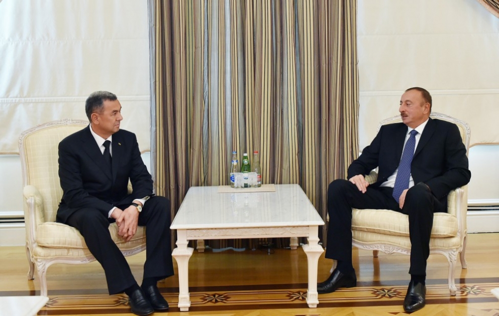 President Ilham Aliyev received the Deputy Prime Minister of Turkmenistan