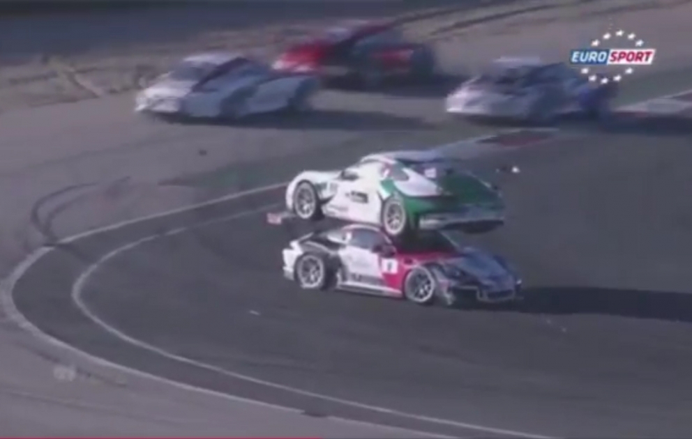 Bizarre accident au rally