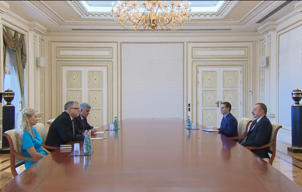 President Ilham Aliyev received a delegation led by the European Union Special Representative for the South Caucasus