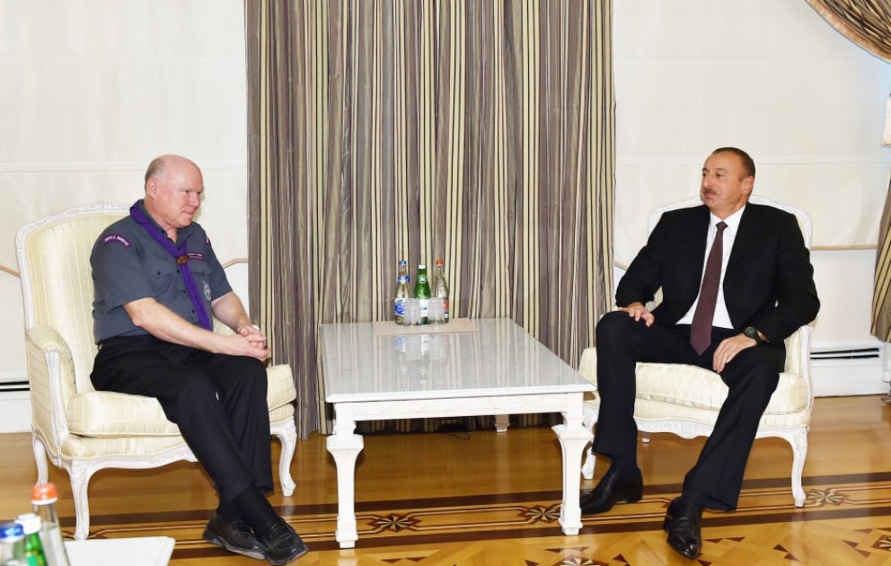 President Ilham Aliyev received the Chairman and Secretary General of the World Scout Committee
