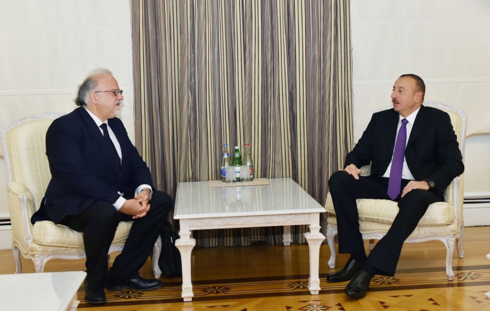 President Ilham Aliyev received the outgoing French Ambassador