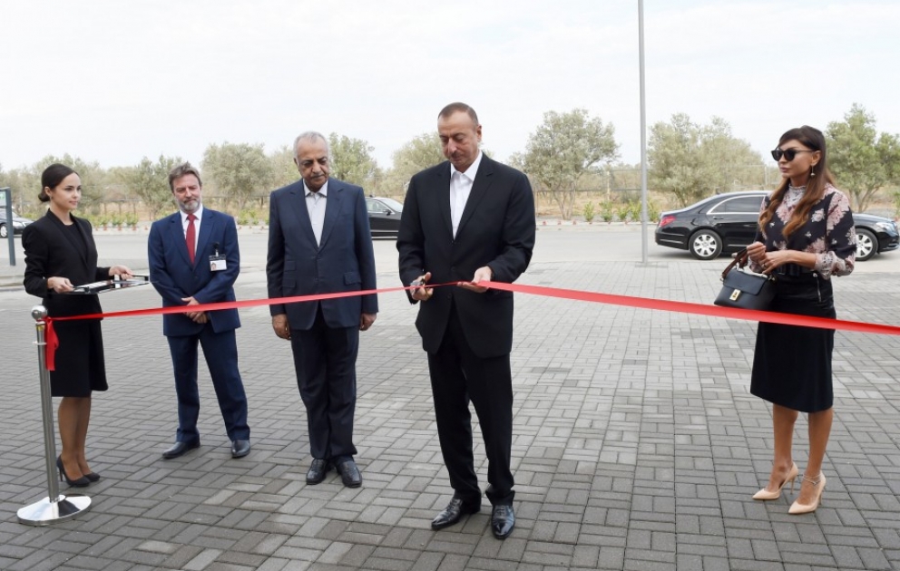 President Ilham Aliyev attended the opening of SABIS Sun International school complex and Golf Club as part of ”Xəyal Adası” project