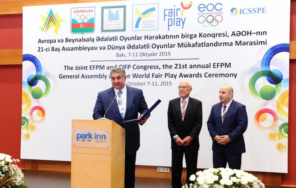 Bakıda Avropa və Beynəlxalq Ədalətli Oyunlar Hərəkatının birgə konqresi işə başlayıb