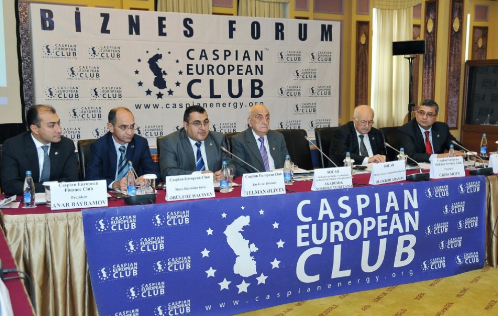 "Caspian European Club” SOCAR-la birgə biznes-forum keçirib