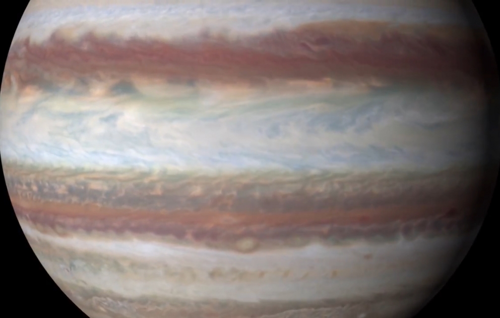 La NASA diffuse une nouvelle vidéo de Jupiter