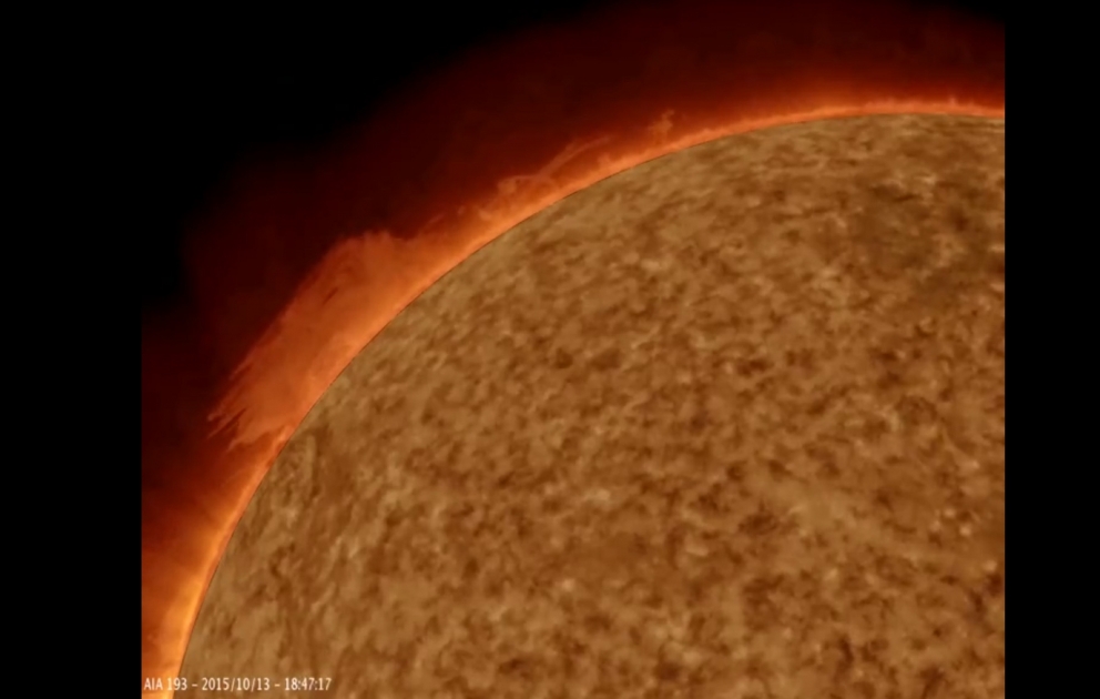 NASA registers solar flare