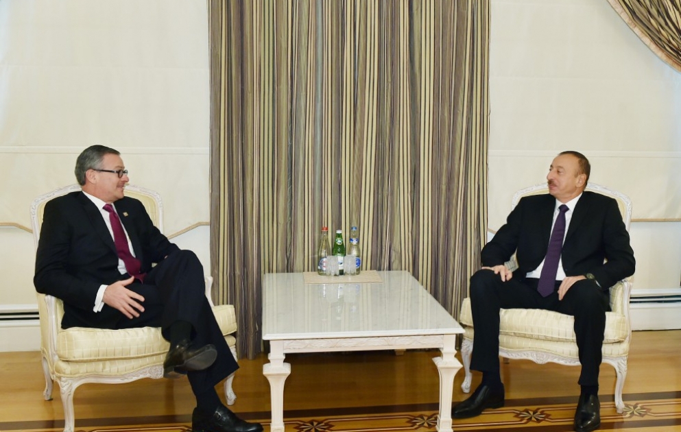 President Ilham Aliyev received the Costa Rican Minister of Foreign Affairs and Religion