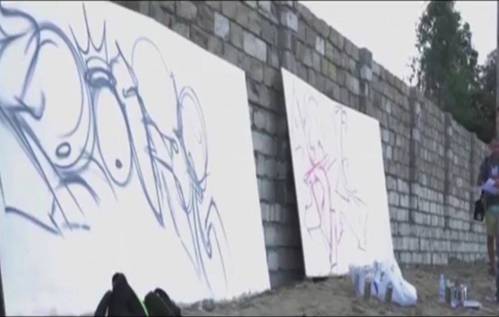 В Баку прошла выставка «Street Art»
