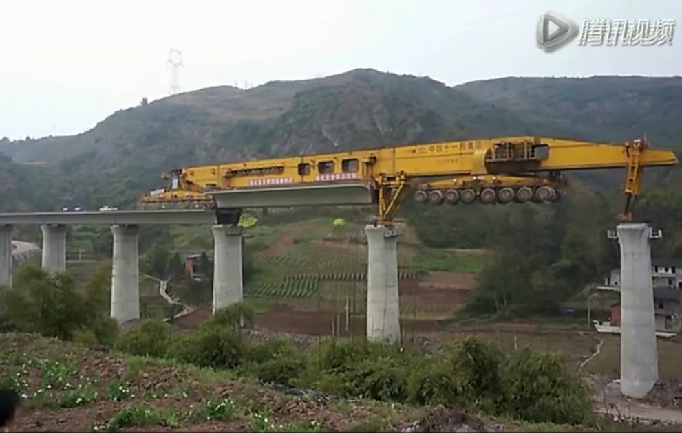 Building a railroad in China