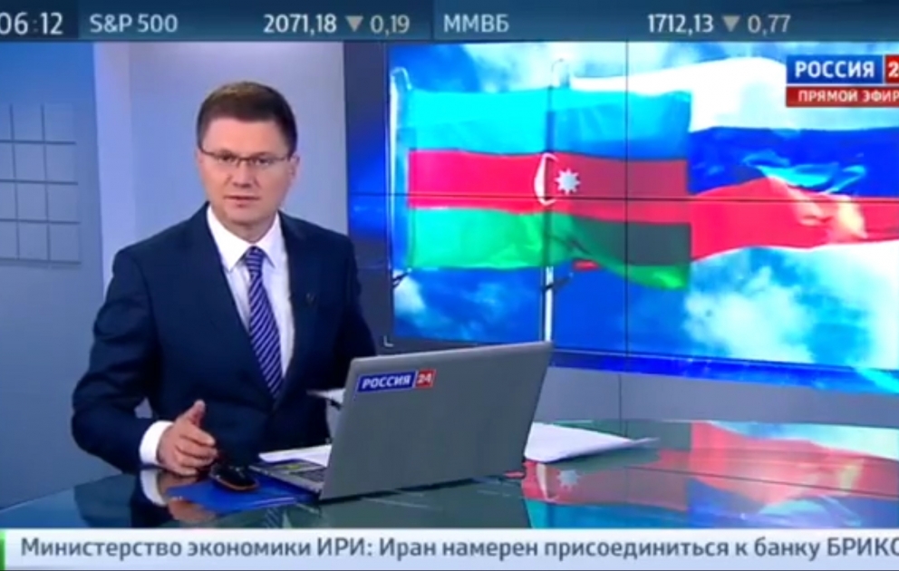 “Rossiya24”: Azərbaycan-Rusiya ticari əlaqələri ən yüksək səviyyəyə çatıb