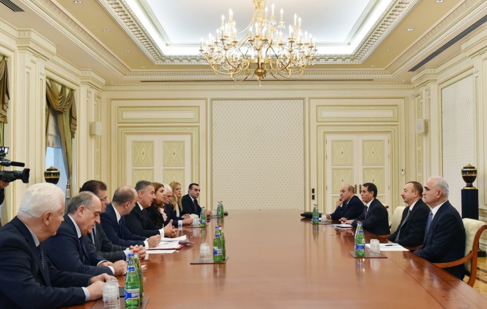 President Ilham Aliyev received a delegation led by the Montenegrin Prime Minister