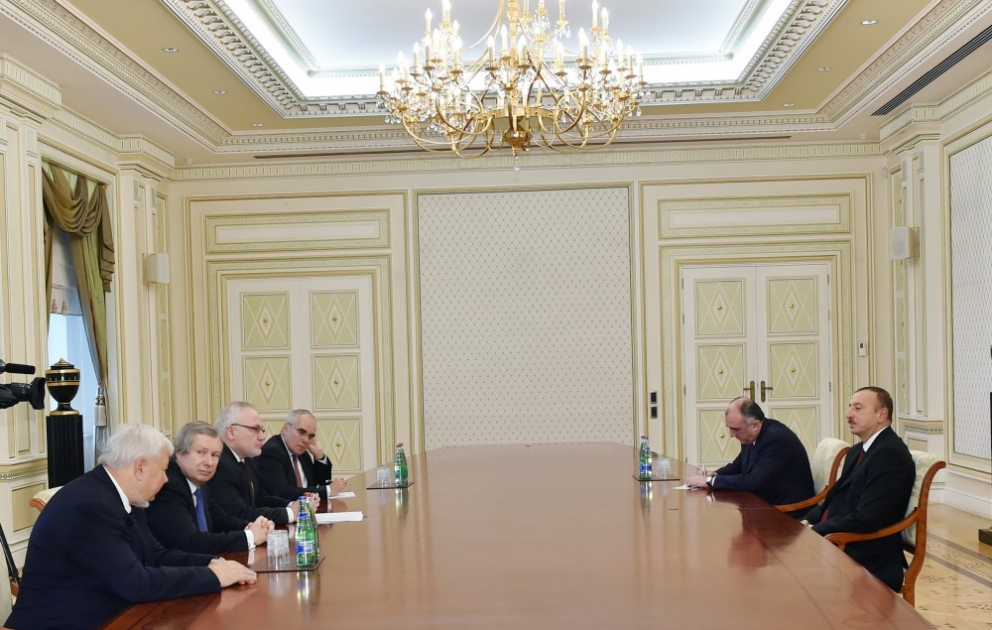 Le Président Ilham Aliyev a reçu les coprésidents du Groupe de Minsk de l'OSCE