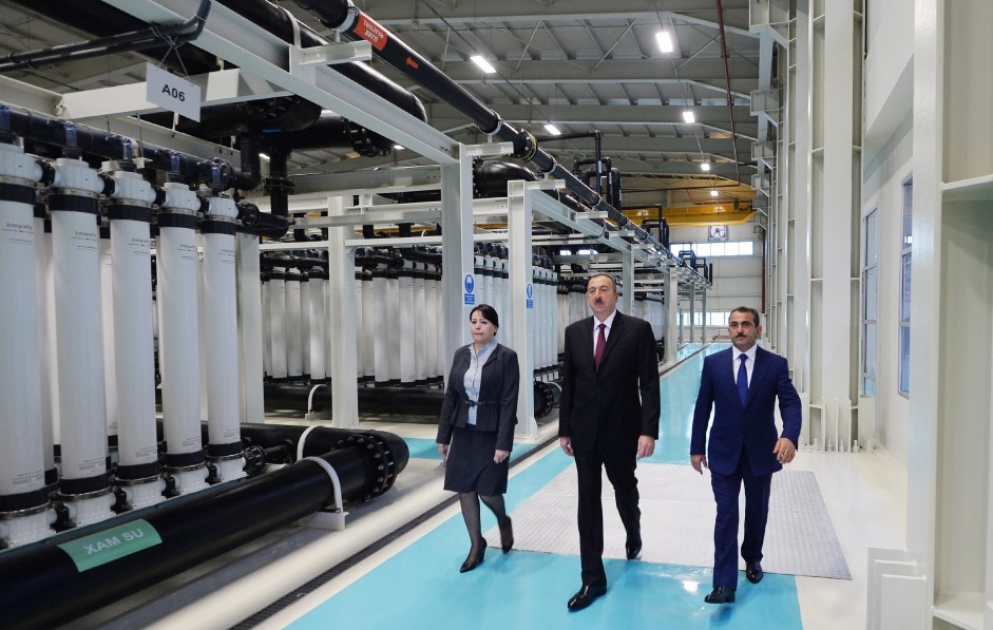 Ultrafiltrationsanlage zur Wasseraufbereitung Jeyranbatan ist zur Nutzung übergeben