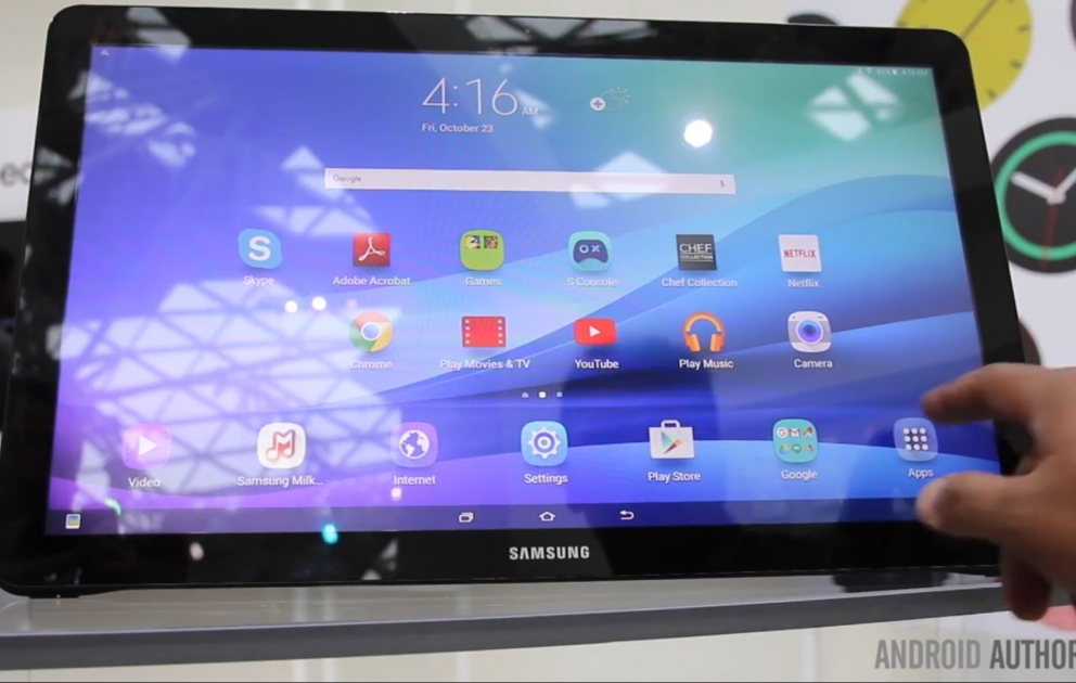 Новый планшет анонсировал Samsung