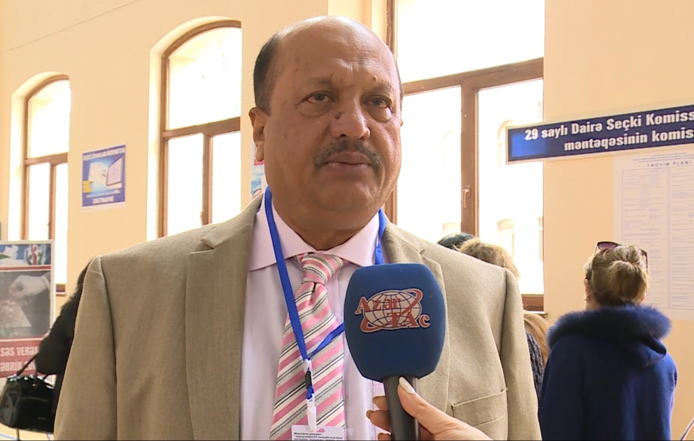 International observer from Bangladesh : There is a democratic election environment in Azerbaijan