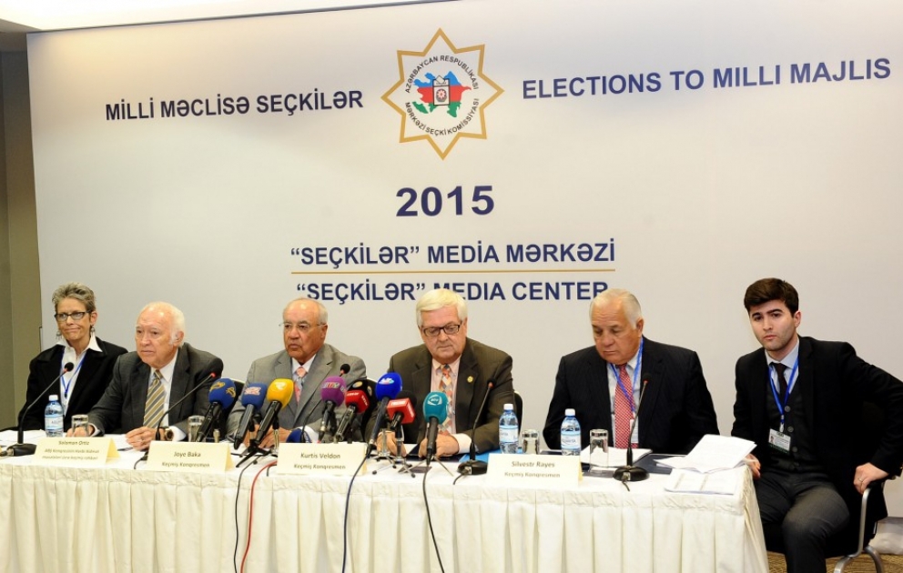 Amerika Müşahidəçilər Qrupu: Azərbaycanda keçirilən seçkilər beynəlxalq normalara uyğundur