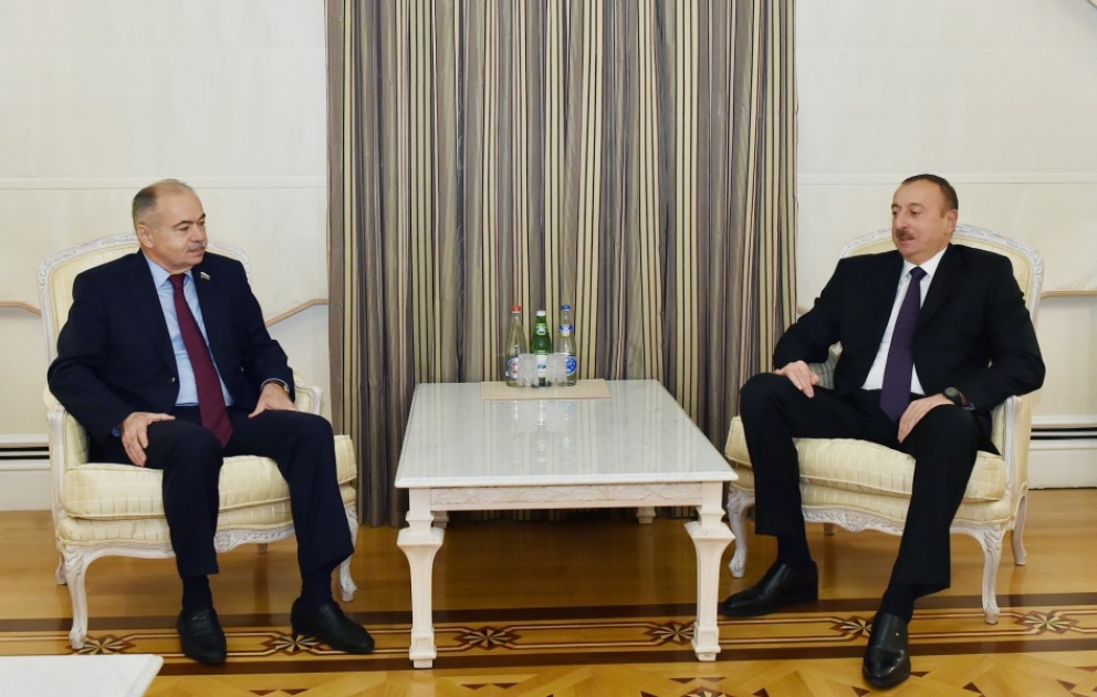 President Ilham Aliyev received the Deputy Chairman of the Council of the Federation of the Federal Assembly of the Russian Federation