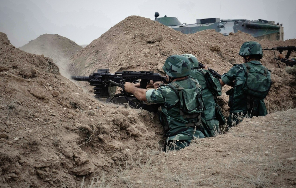 ВС Азербайджана нанесли по огневым точкам врага 114 огневых ударов
