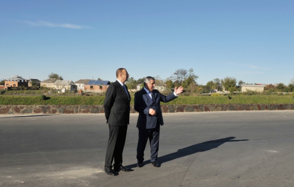 Elargissement de l'autoroute Yevlakh-Balakan