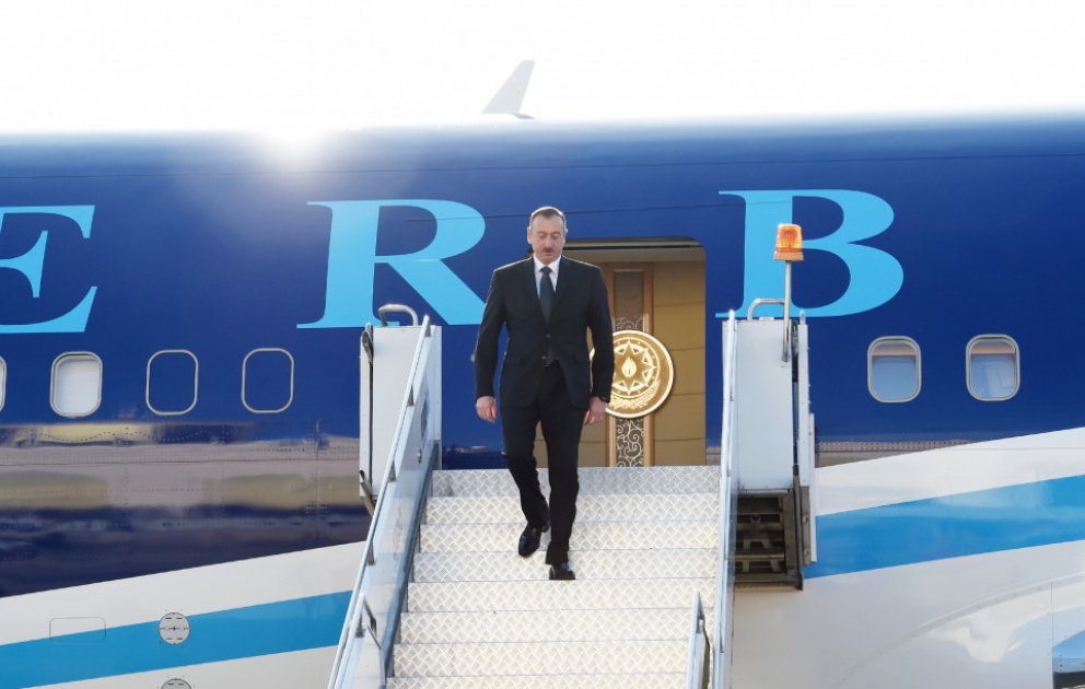 Visite du Président azerbaïdjanais Ilham Aliyev en Géorgie