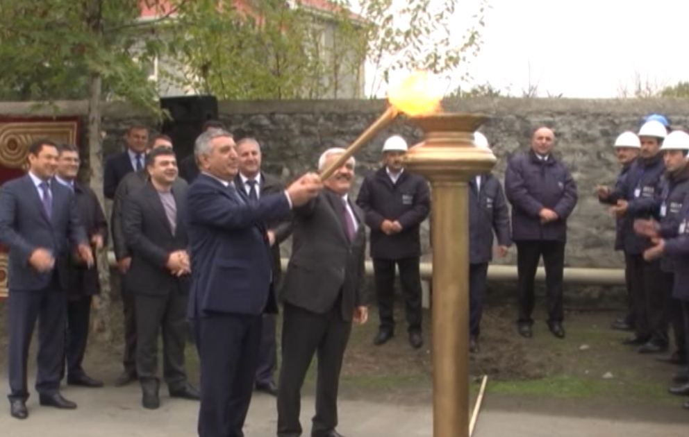 Zaqatalanın Mosul kəndinə qaz verilib