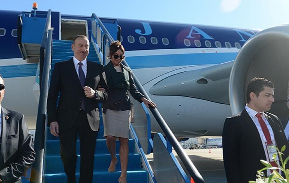 Le président Ilham Aliyev est arrivé en Turquie pour une visite d’affaires