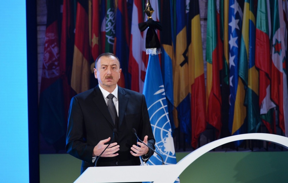 Teilnahme von Aserbaidschans Präsident Ilham Aliyev am Leaders Forum der 38. Sitzung des UNESCO-Generalkonferenz