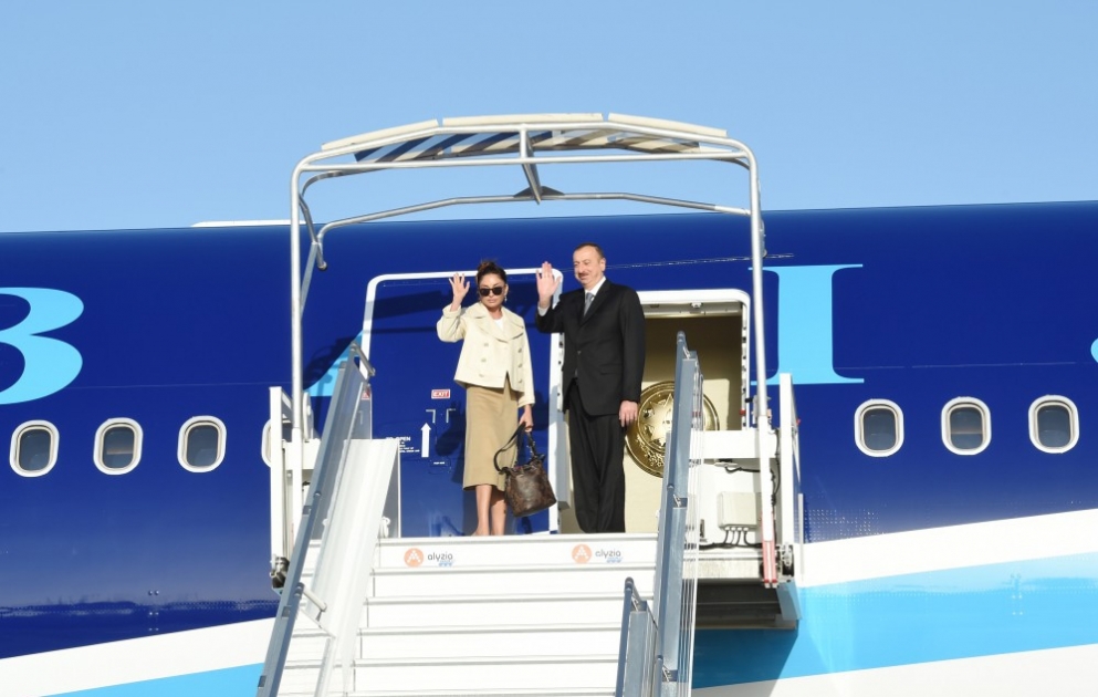 Le président Ilham Aliyev a terminé sa visite en France