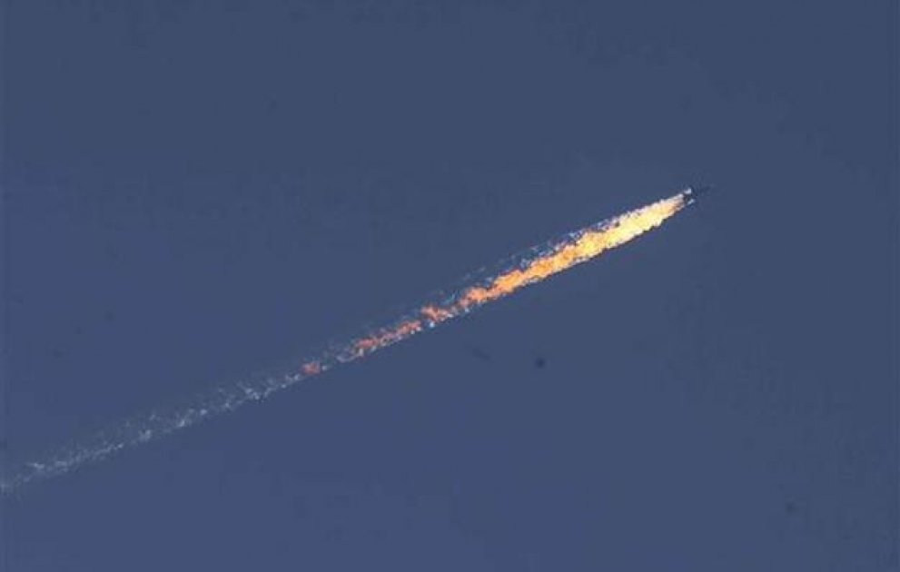 Военный самолет потерпел крушение недалеко от турецкой границы в Сирии