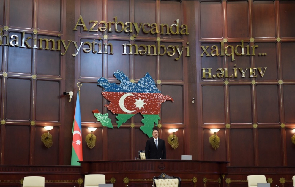 First session of the Azerbaijani Parliament’s fifth convocation started
