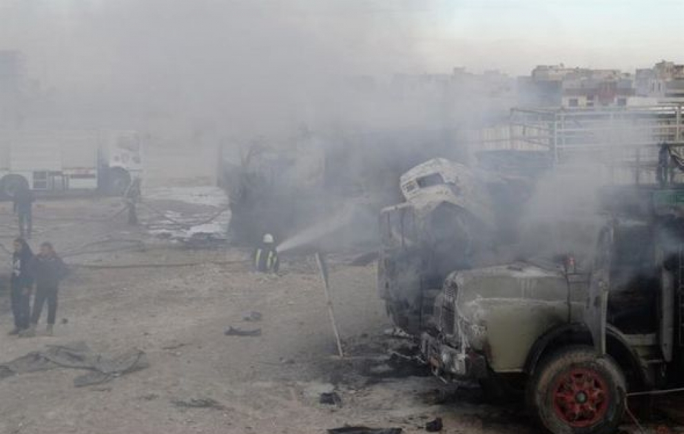 Турецкий гумконвой подвергся бомбардировке