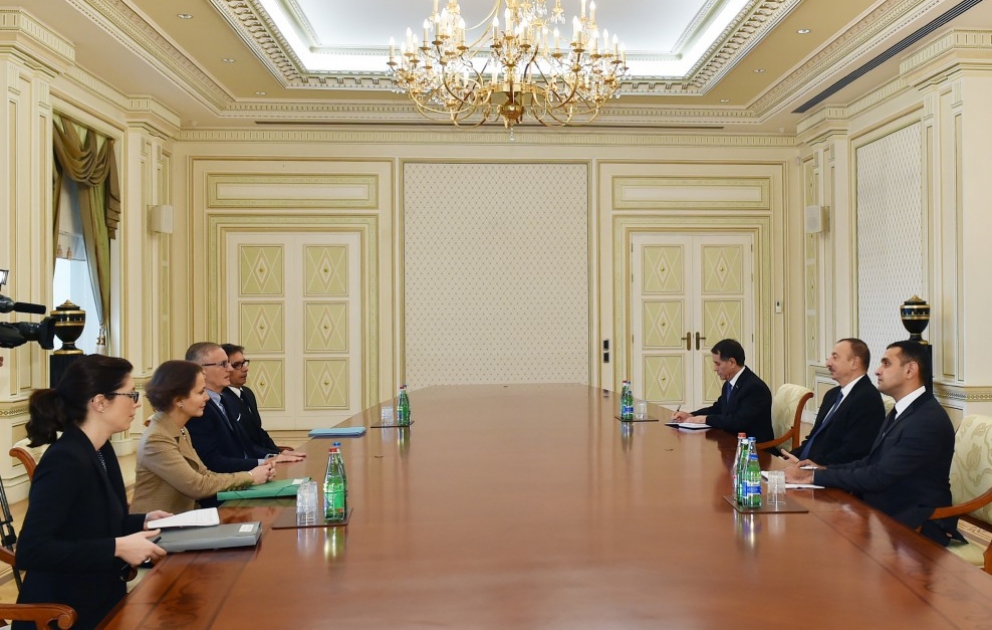 President Ilham Aliyev received a delegation led by member of the French government Andre Vallini