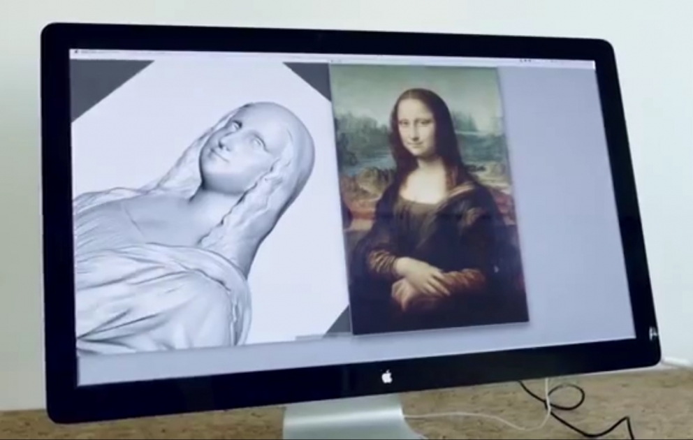 Портрет Моны Лизы создан в 3D