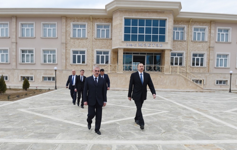 Nehrəm kənd 2 saylı tam orta məktəbinin açılışı olub
