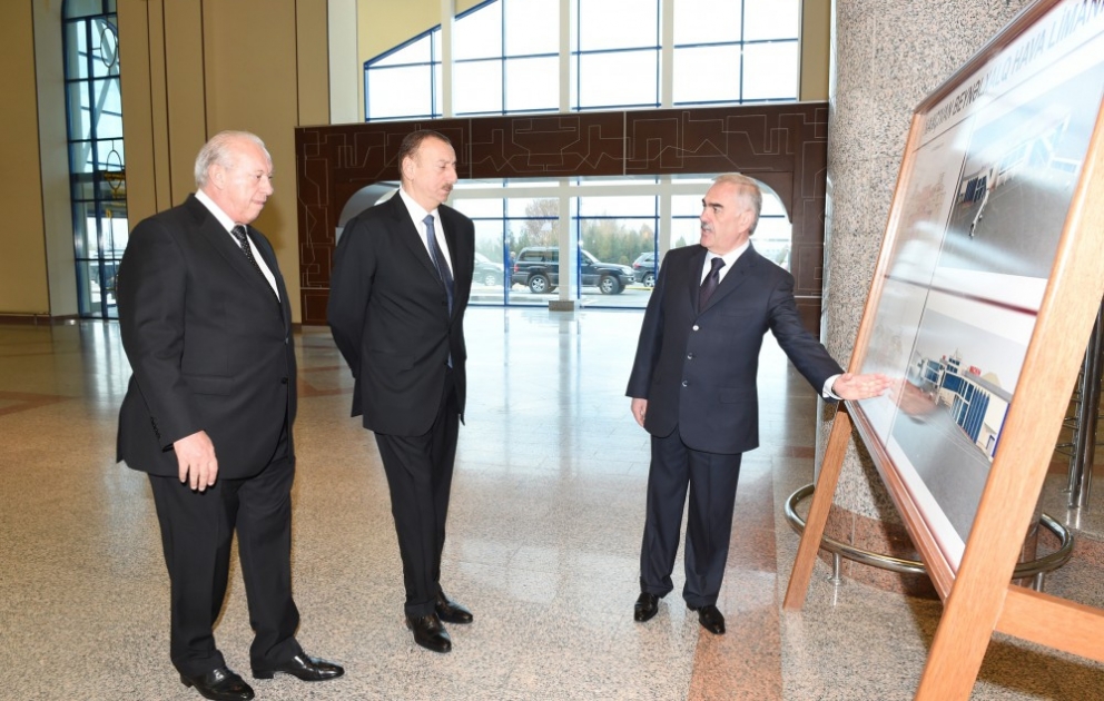 Le président Ilham Aliyev a visité le terminal Est de l’aéroport international de Nakhitchevan