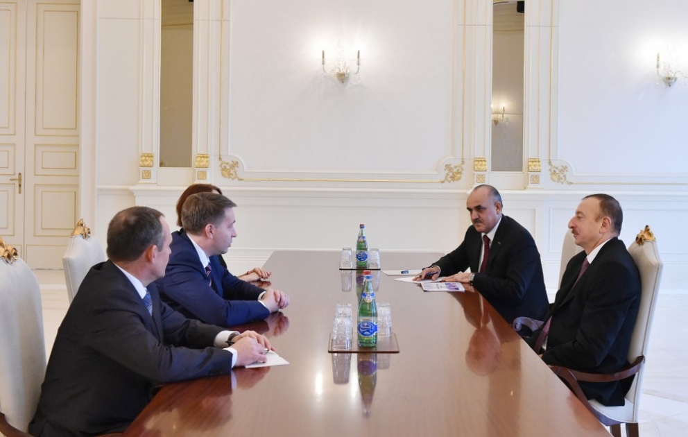 President Ilham Aliyev received the Latvian Minister for Welfare