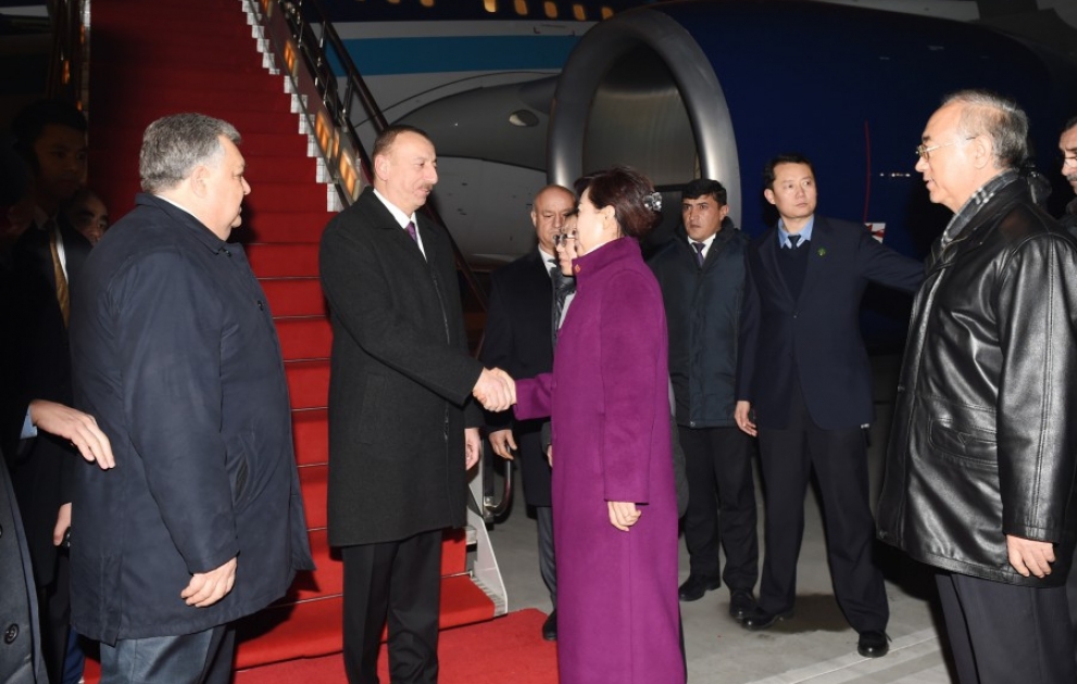 Le président Ilham Aliyev s’est rendu en Chine pour une visite d’Etat