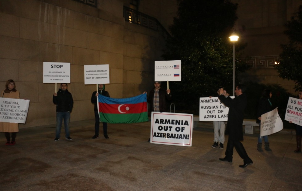 В Вашингтоне прошла акция протеста против армянской оккупации